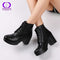 Platform Heels Women  Soft Leather Boots AExp