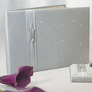 Platinum By Design Traditional Guest Book (Pack of 1)-Wedding Reception Accessories-JadeMoghul Inc.
