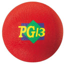 PLAYGROUND BALL RED 13 IN 2 PLY-Toys & Games-JadeMoghul Inc.