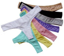 Plus Size XL XXL XXXL Cotton Sexy Women's Thong Underwear Women G-String Briefs Women Sexy Women's Briefs Wholesale 2017-Random send-XL-JadeMoghul Inc.