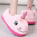 Plush Unicorn Slippers-1-5-JadeMoghul Inc.