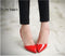Point Toe Leathtr High Heels-red 9 cm heels-5-JadeMoghul Inc.