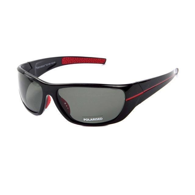 Polarized Unisex Sunglasses-Black Red l Gray-JadeMoghul Inc.