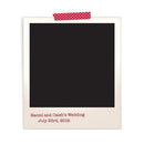 Polaroid Personalized Photo Backdrop (Pack of 1)-Wedding Reception Decorations-JadeMoghul Inc.