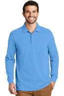 Polos/knits Port Authority EZCotton Long Sleeve Polo. K8000LS Port Authority