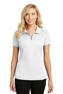 Polos/knits Port Authority Ladies Pinpoint MeshZip Polo. L580 Port Authority