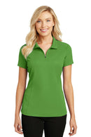 Polos/knits Port Authority Ladies Pinpoint MeshZip Polo. L580 Port Authority