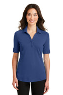 Polos/knits Port Authority Ladies Silk TouchInterlock Performance Polo. L5200 Port Authority