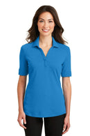 Polos/knits Port Authority Ladies Silk TouchInterlock Performance Polo. L5200 Port Authority