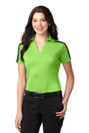 Polos/knits Port Authority Ladies Silk TouchPerformance Colorblock Stripe Polo. L547 Port Authority