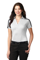 Polos/knits Port Authority Ladies Silk TouchPerformance Colorblock Stripe Polo. L547 Port Authority