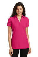 Polos/knits Port Authority Ladies Silk TouchY-Neck Polo. L5001 Port Authority