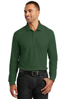 Polos/knits Port Authority Long Sleeve Core Classic Pique Polo. K100LS Port Authority