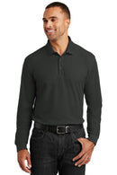 Polos/knits Port Authority Long Sleeve Core Classic Pique Polo. K100LS Port Authority