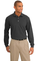 Polos/knits Port Authority Tall Rapid Dry Long Sleeve Polo. TLK455LS Port Authority