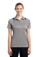 Polos/knits Sport-Tek Ladies Heather Colorblock ContenderPolo. LST665 Sport-Tek
