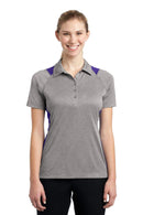 Polos/knits Sport-Tek Ladies Heather Colorblock ContenderPolo. LST665 Sport-Tek