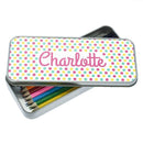 Cute Pencil Cases Pop Art Dotty Designed Pencil Case