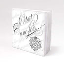 Popular Wedding Favors Personalized Notepad Favor Parisian Love Letter Vintage Gold (Pack of 1) Weddingstar