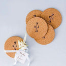 Popular Wedding Favors Round Cork Coasters (Pack of 25) JM Weddings
