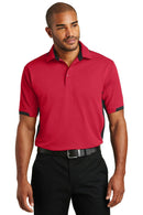 Port Authority Dry ZonEcoorblock Ottoman Polo. K524-Polos/knits-Engine Red/Black-6XL-JadeMoghul Inc.