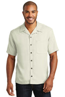 Port Authority Easy Care Camp Shirt. S535-Woven Shirts-Ivory-4XL-JadeMoghul Inc.