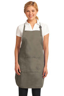 Port Authority Easy Care Full-Length Apron with Stain Release. A703-Workwear-Khaki-OSFA-JadeMoghul Inc.