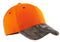 Port Authority Enhanced Visibility Cap with Camo Brim. C804-Caps-Orange Blaze/Mossy Oak-OSFA-JadeMoghul Inc.