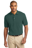 Port Authority Heavyweight Cotton Pique Polo. K420-Polos/knits-Dark Green-4XL-JadeMoghul Inc.