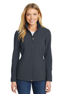 Port Authority Ladies Cinch-Waist Soft Shell Jacket. L334-Ladies-Battleship Grey-4XL-JadeMoghul Inc.