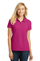 Port Authority Ladies Core Classic Pique Polo. L100-Polos/knits-Pink Azalea-6XL-JadeMoghul Inc.
