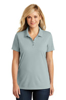 Port Authority Ladies Dry Zone UV Micro-Mesh Polo. LK110-Polos/knits-Gusty Grey-XS-JadeMoghul Inc.