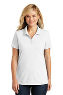 Port Authority Ladies Dry Zone UV Micro-Mesh Polo. LK110-Polos/knits-White-XS-JadeMoghul Inc.
