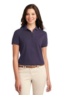 Port Authority Ladies Silk Touch Polo. L500-Polos/knits-Eggplant-XXL-JadeMoghul Inc.