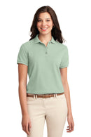 Port Authority Ladies Silk Touch Polo. L500-Polos/knits-Mint Green-XXL-JadeMoghul Inc.