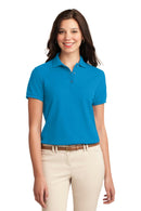 Port Authority Ladies Silk Touch Polo. L500-Polos/knits-Orange-4XL-JadeMoghul Inc.
