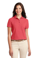 Port Authority Ladies Silk Touch Polo. L500-Polos/knits-Orange-4XL-JadeMoghul Inc.