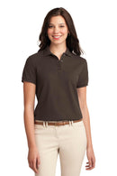Port Authority Ladies Silk Touch Polo. L500-Polos/knits-Orange-4XL-JadeMoghul Inc.