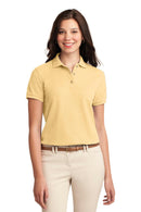 Port Authority Ladies Silk Touch Polo. L500-Polos/knits-Orange-4XL-JadeMoghul Inc.