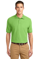 Port Authority Silk Touch Polo. K500-Polos/knits-Lime-6XL-JadeMoghul Inc.