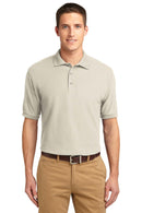 Port Authority Silk Touch Polo. K500-Polos/knits-White-6XL-JadeMoghul Inc.
