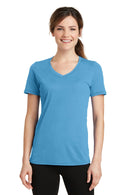 Port & Company Ladies Performance Blend V-Neck Tee. LPC381V-Activewear-Aquatic Blue-4XL-JadeMoghul Inc.
