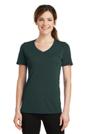 Port & Company Ladies Performance Blend V-Neck Tee. LPC381V-Activewear-Dark Green-4XL-JadeMoghul Inc.