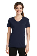 Port & Company Ladies Performance Blend V-Neck Tee. LPC381V-Activewear-Deep Navy-3XL-JadeMoghul Inc.