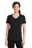 Port & Company Ladies Performance Blend V-Neck Tee. LPC381V-Activewear-Jet Black-4XL-JadeMoghul Inc.