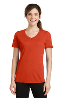 Port & Company Ladies Performance Blend V-Neck Tee. LPC381V-Activewear-Orange-4XL-JadeMoghul Inc.