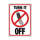 POSTER TURN IT OFF ARGUS-Learning Materials-JadeMoghul Inc.