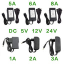 Power Supply DC 5V 12V 24V 1A 2A 3A 5A 6A 8A Power Supply Adapter DC 5 12 24 V Volt Power Supply Adapter Lighting Led Strip Lamp JadeMoghul Inc.