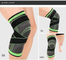 Pressurized Fitness Running Cycling Bandage Knee Support Braces Elastic Nylon Sports Compression Pad Sleeve