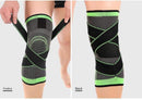 Pressurized Fitness Running Cycling Bandage Knee Support Braces Elastic Nylon Sports Compression Pad Sleeve